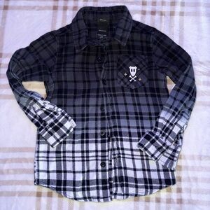 Nightmare Before Christmas Zero Plaid Top 2t